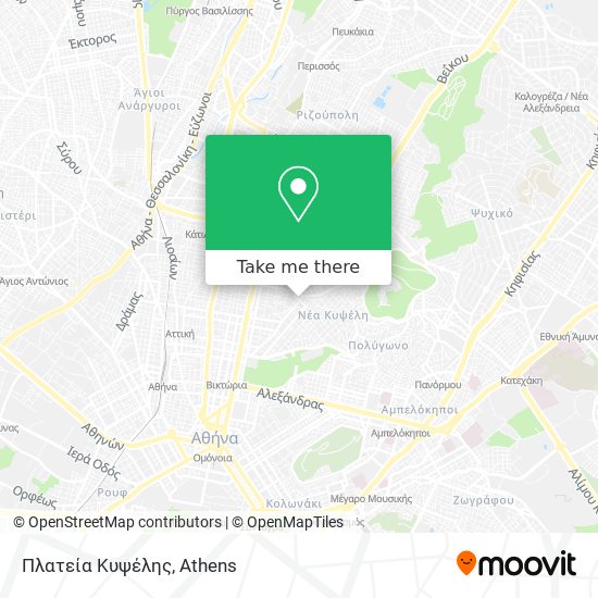 Πλατεία Κυψέλης map
