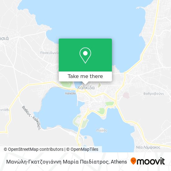 Μανώλη-Γκατζογιάννη Μαρία Παιδίατρος map