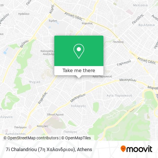 7i Chalandriou (7η Χαλανδριου) map