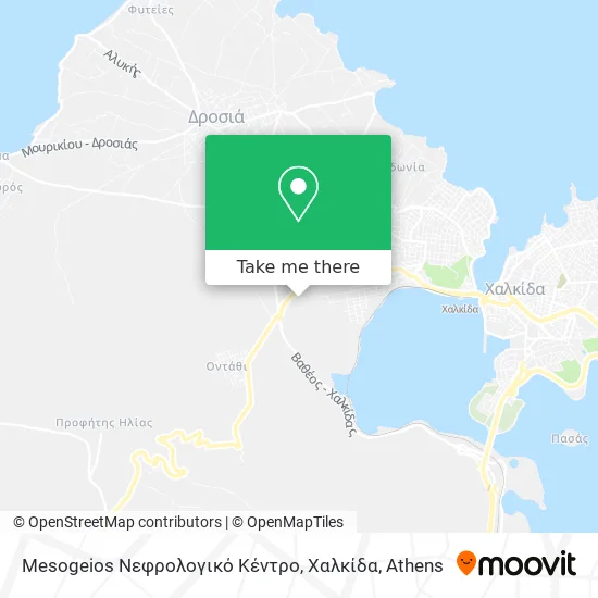Mesogeios Νεφρολογικό Κέντρο, Χαλκίδα map