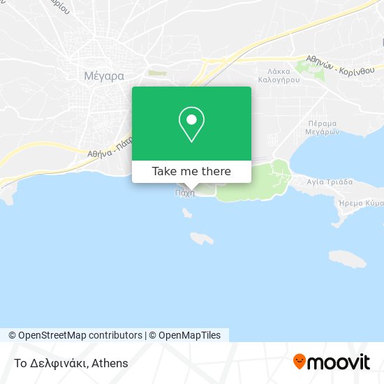 Το Δελφινάκι map