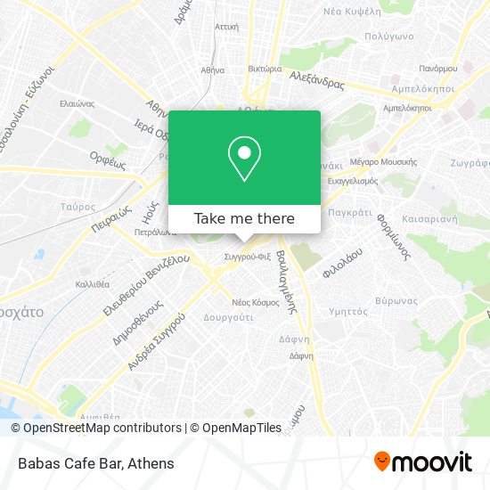 Babas Cafe Bar map