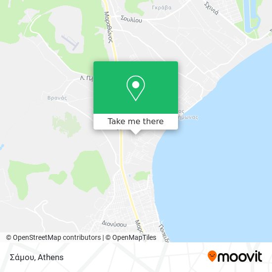 Σάμου map