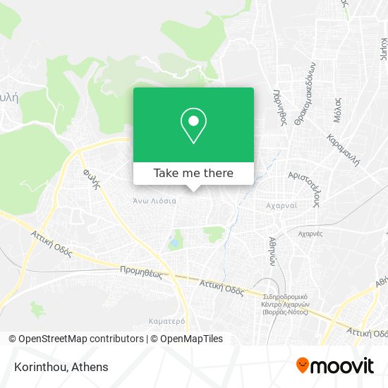 Korinthou map