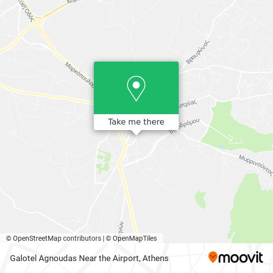 Galotel Agnoudas Near the Airport map