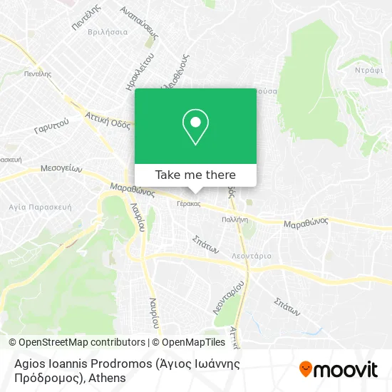 Agios Ioannis Prodromos (Άγιος Ιωάννης Πρόδρομος) map