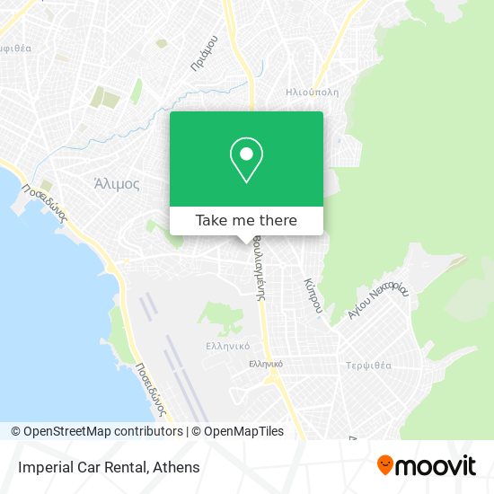 Imperial Car Rental map