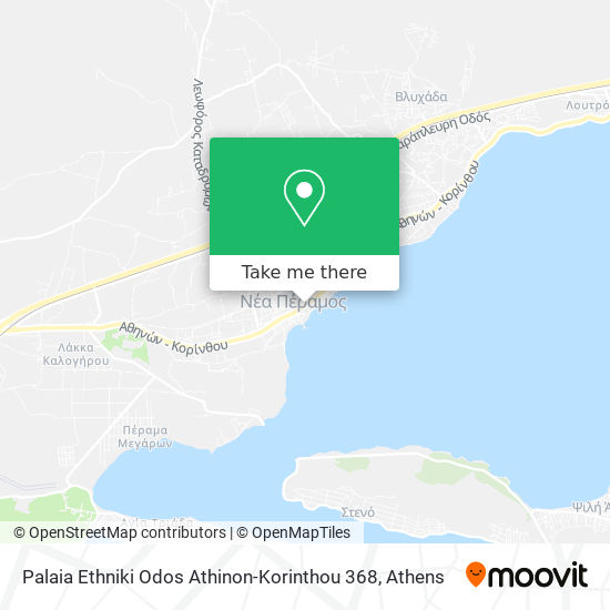 Palaia Ethniki Odos Athinon-Korinthou 368 map