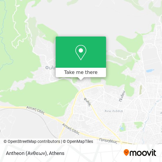Antheon (Ανθεων) map