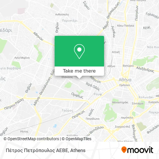 Πέτρος Πετρόπουλος ΑΕΒΕ map