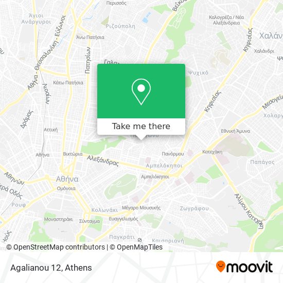 Agalianou 12 map