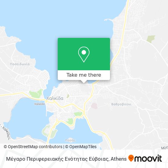 Μέγαρο Περιφερειακής Ενότητας Εύβοιας map