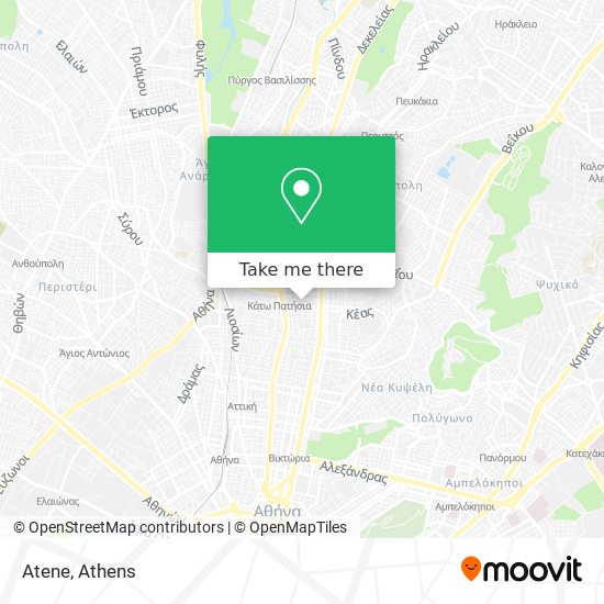 Atene map