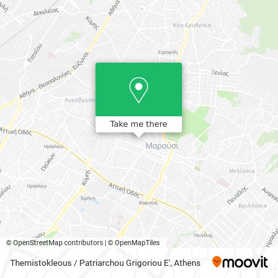 Themistokleous / Patriarchou Grigoriou E' map