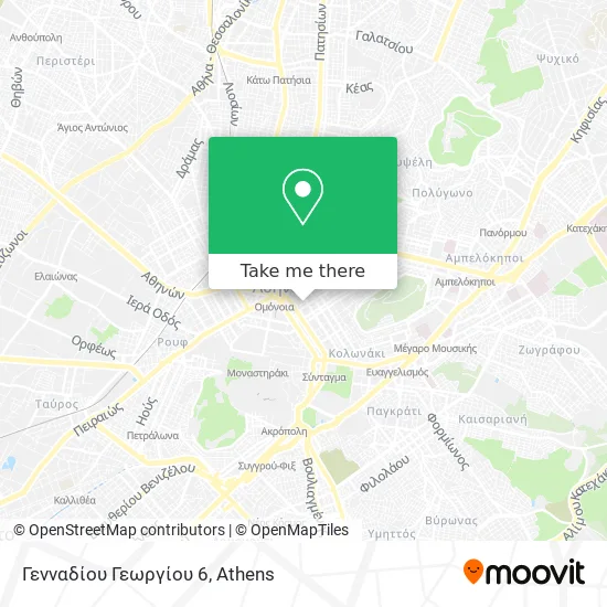 Γενναδίου Γεωργίου 6 map