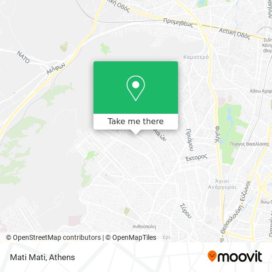 Mati Mati map
