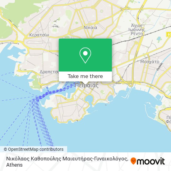 Νικόλαος Καθοπούλης Μαιευτήρας-Γυναικολόγος map