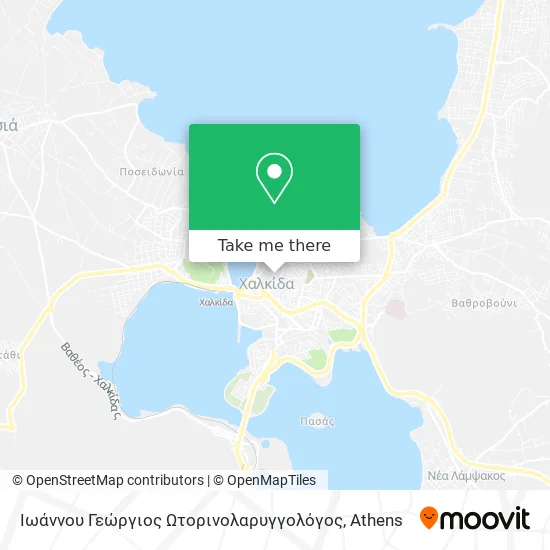 Ιωάννου Γεώργιος Ωτορινολαρυγγολόγος map