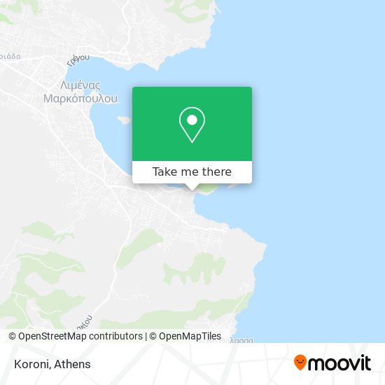 Koroni map