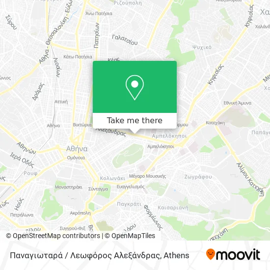 Παναγιωταρά / Λεωφόρος Αλεξάνδρας map