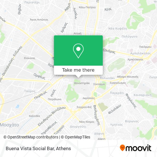 Buena Vista Social Bar map