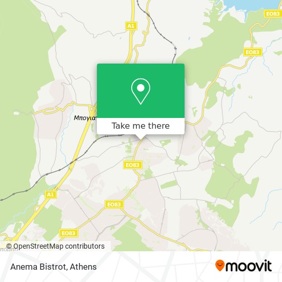 Anema Bistrot map