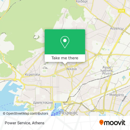 Power Service map