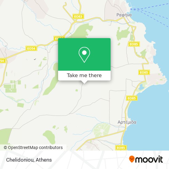 Chelidoniou map