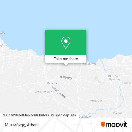 Μυτιλήνης map