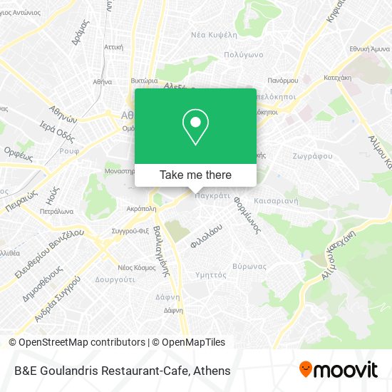 B&E Goulandris Restaurant-Cafe map