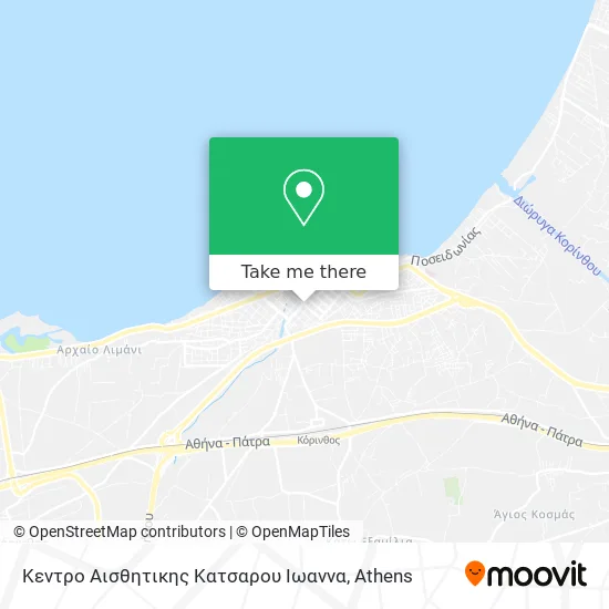 Κεντρο Αισθητικης Κατσαρου Ιωαννα map