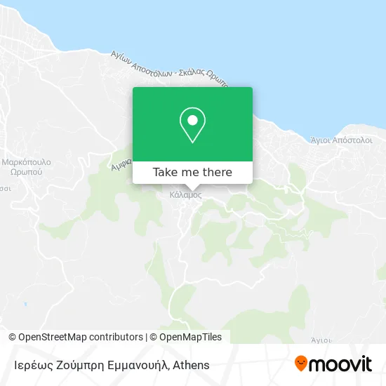 Ιερέως Ζούμπρη Εμμανουήλ map