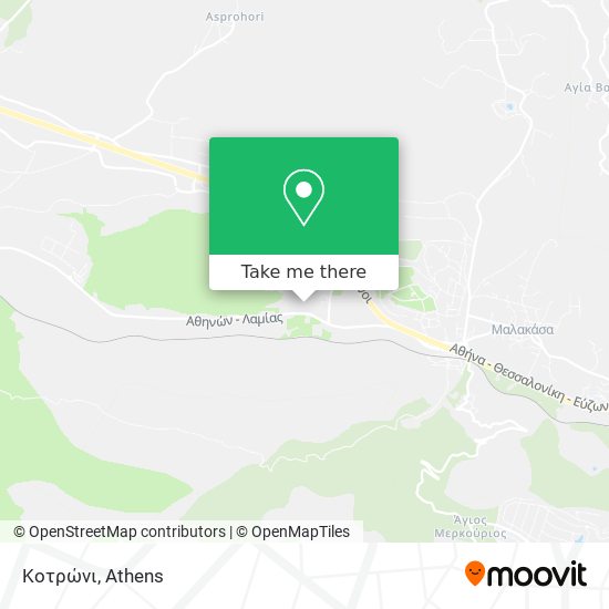 Κοτρώνι map