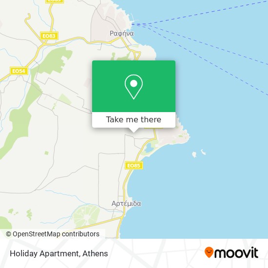 Holiday Apartment map