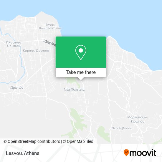 Lesvou map