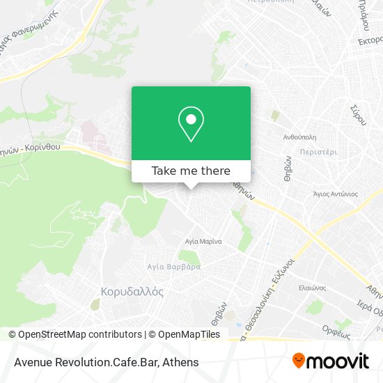 Avenue Revolution.Cafe.Bar map
