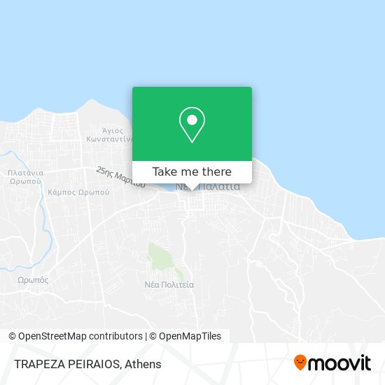 TRAPEZA PEIRAIOS map