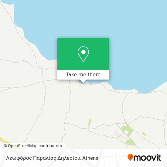 Λεωφόρος Παραλίας Δηλεσίου map