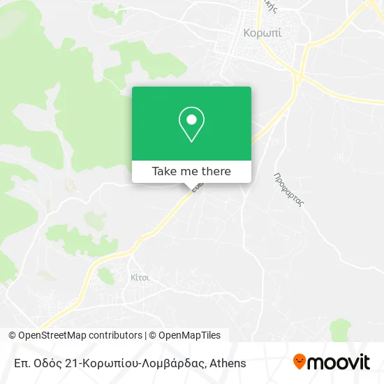 Επ. Οδός 21-Κορωπίου-Λομβάρδας map