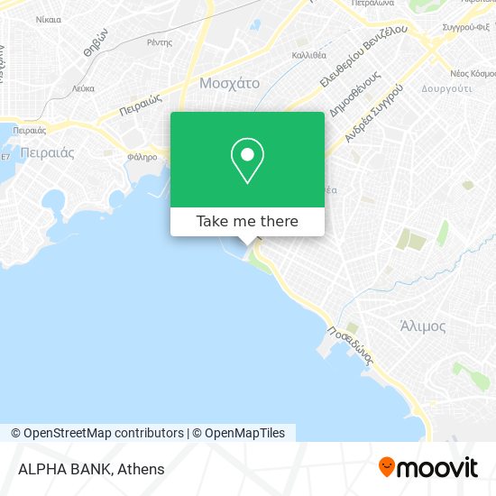 ALPHA BANK map