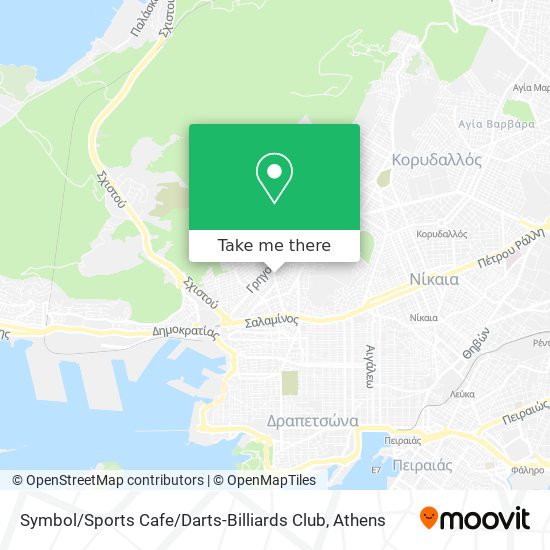 Symbol / Sports Cafe / Darts-Billiards Club map