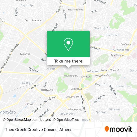 Thes Greek Creative Cuisine map