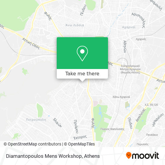 Diamantopoulos Mens Workshop map