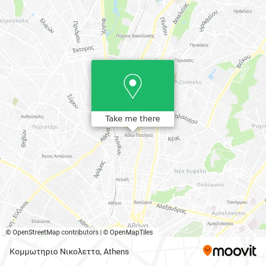 Κομμωτηριο Νικολεττα map