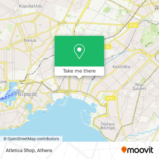 Atletica Shop map