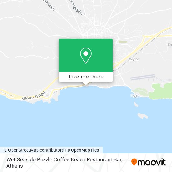 Wet Seaside Puzzle Coffee Beach Restaurant Bar map