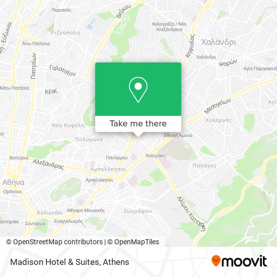 Madison Hotel & Suites map