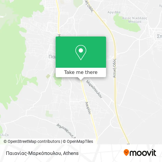 Παιανίας-Μαρκόπουλου map