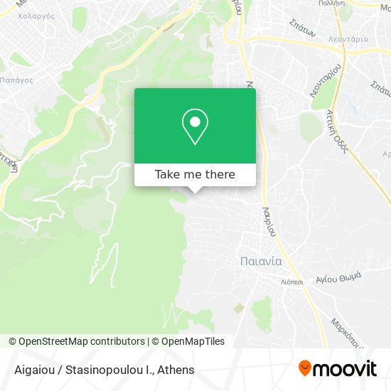 Aigaiou / Stasinopoulou I. map