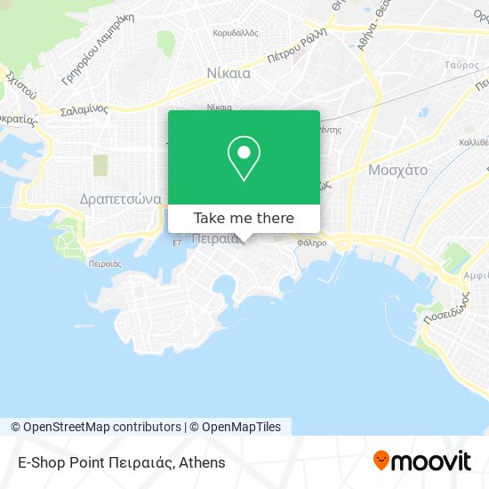 E-Shop Point Πειραιάς map